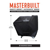 Small Digital Charcoal Grill and Smoker Grill Cover [Masterbuilt]