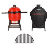 Big Joe® Series III Grill, Cover and Cast Iron Grate Bundle [Kamado Joe]