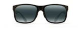 RED SANDS ASIAN FIT Rectangular Sunglasses [Maui Jim]
