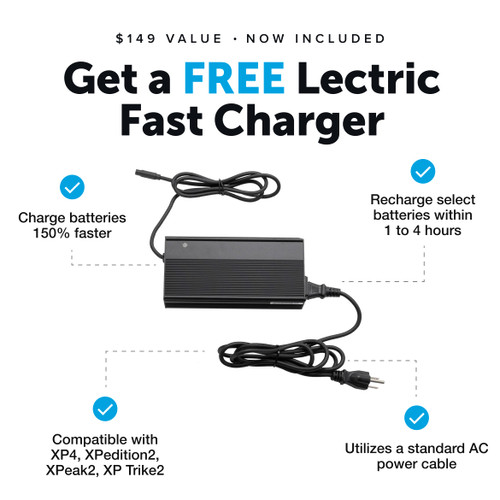 XPedition2 Stratus White Long-Range Dual-Battery eBike [Lectric]