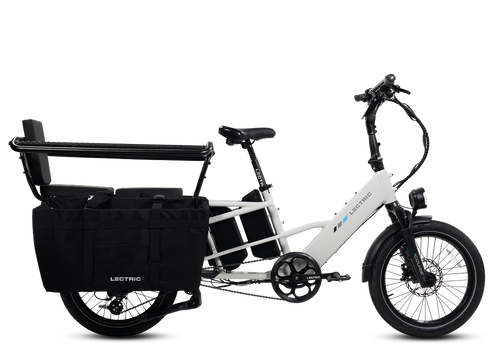 XPedition2 Stratus White Long-Range Dual-Battery eBike [Lectric]