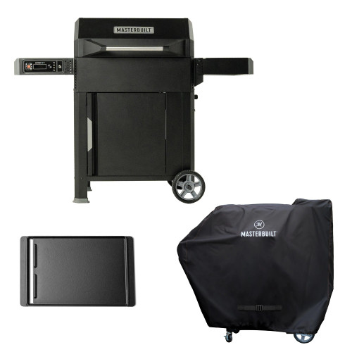 AutoIgnite™ Series 545 with Cover and Griddle Insert Bundle [Masterbuilt]