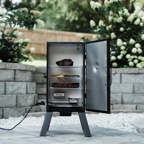 30-Inch Analog Electric Smoker with Legs and Cover Bundle [Masterbuilt]
