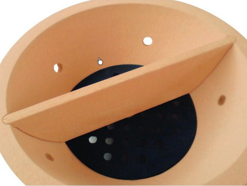 Big Joe® Ceramic Firebox Divider [Kamado Joe]