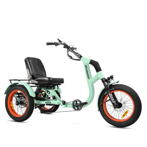 Freetan M-368X Full-Suspension Semi-Recumbent eTrike [AddMotor]