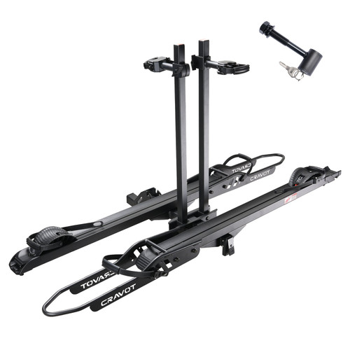 CRAVOT CyberRack R2 Hitch Bike Rack with Integrated Ramp [Cravot Racks]