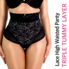 LACE HIGH WAISTED PANTY TRIPLE TUMMY LAYER