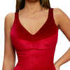 VELVET DRESS SHAPER TRIPLE TUMMY LAYER