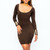 CONTOUR MINI DRESS LONG SLEEVE