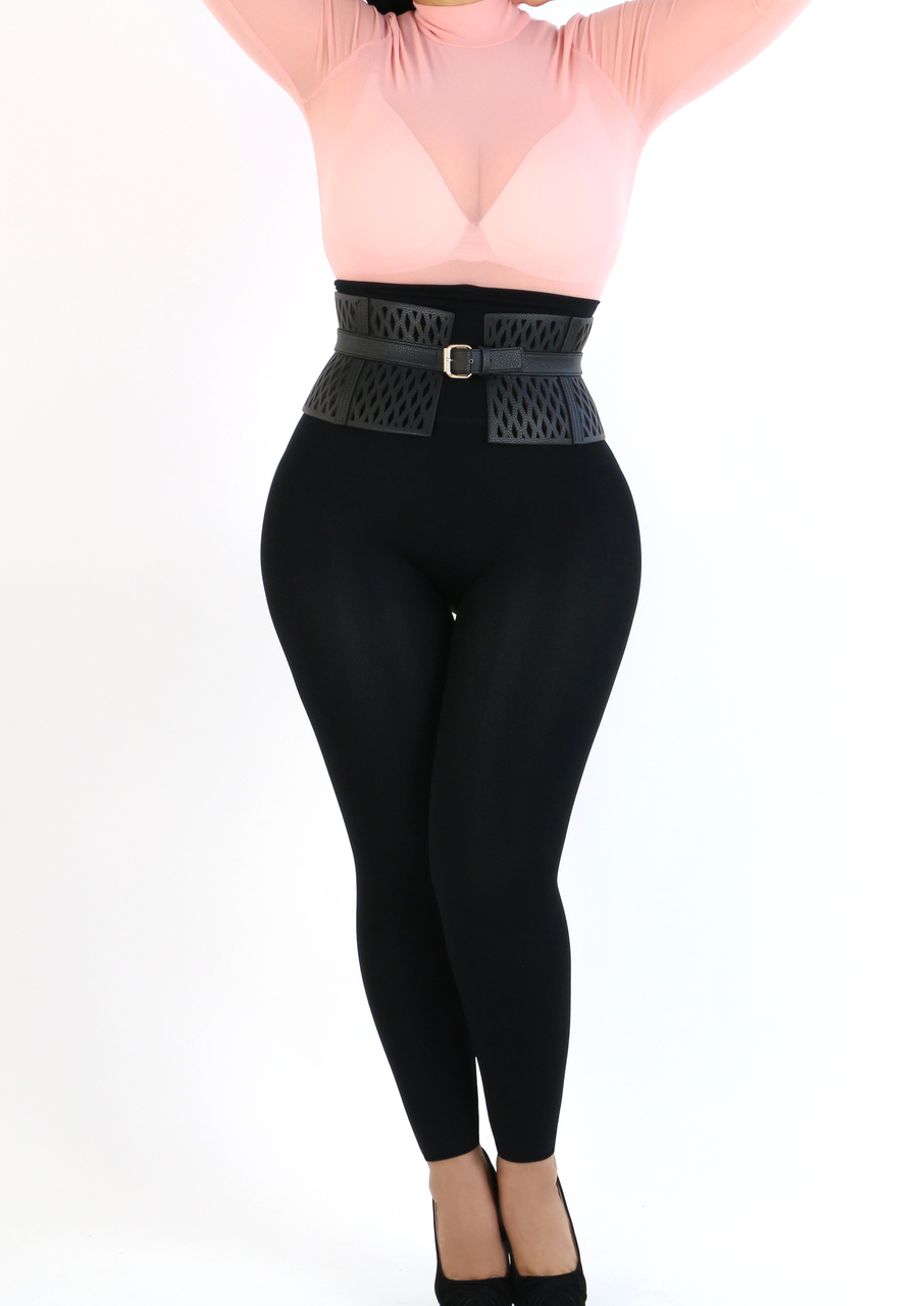 Instantly Thinner - Double Layer Waistband Leggings