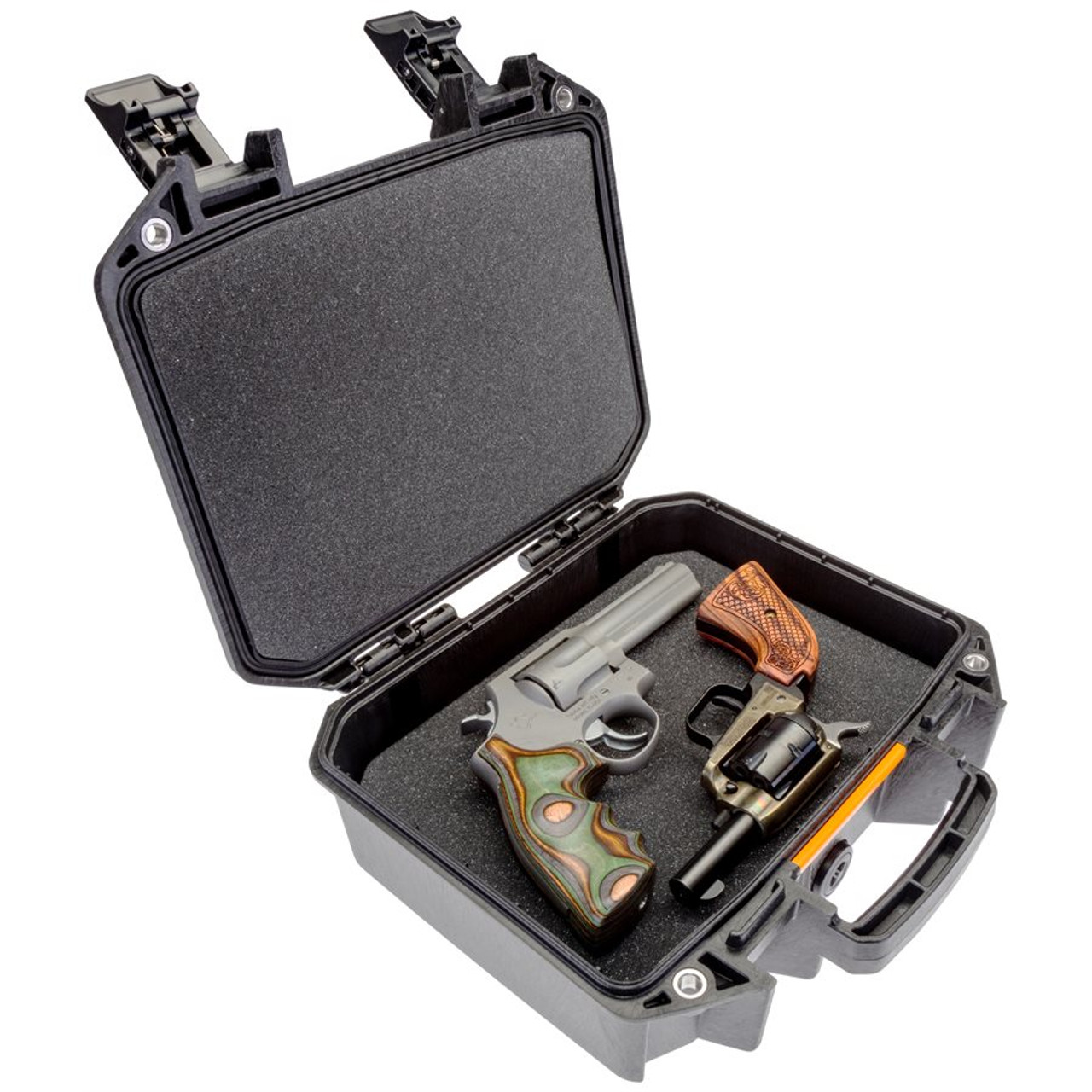 Pelican V100 Vault Small Pistol Case W/ Foam Black - ShopTaurus.com