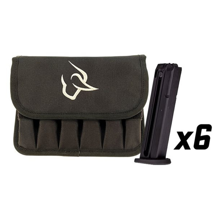 TX22 6pk 16rd Magazine & Branded Mag Pouch Promo