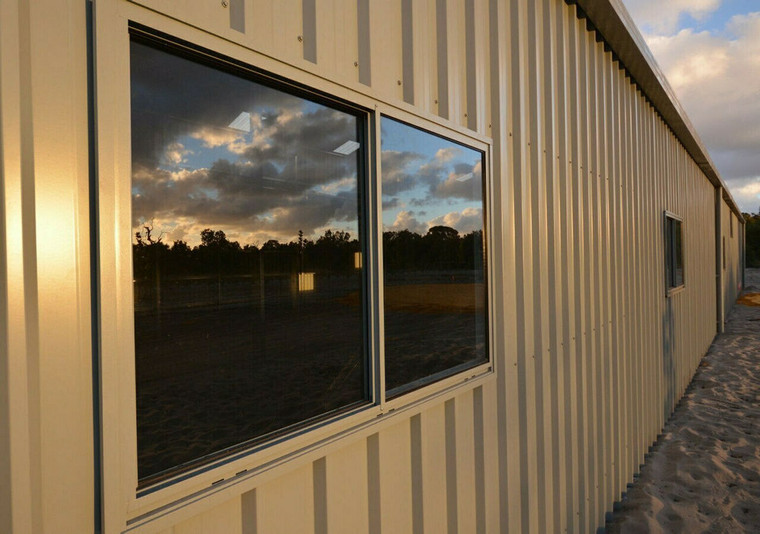 790mm x 1274mm Aluminium Sliding Window for Sheds