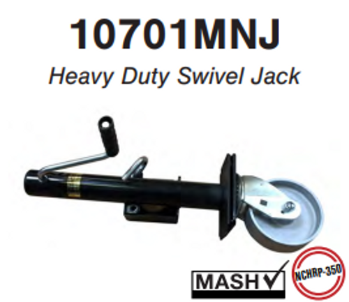 HEAVY DUTY SWIVEL JACK W/ 6  CASTER