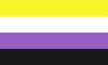 Nonbinary Pride Flag Sunglasses