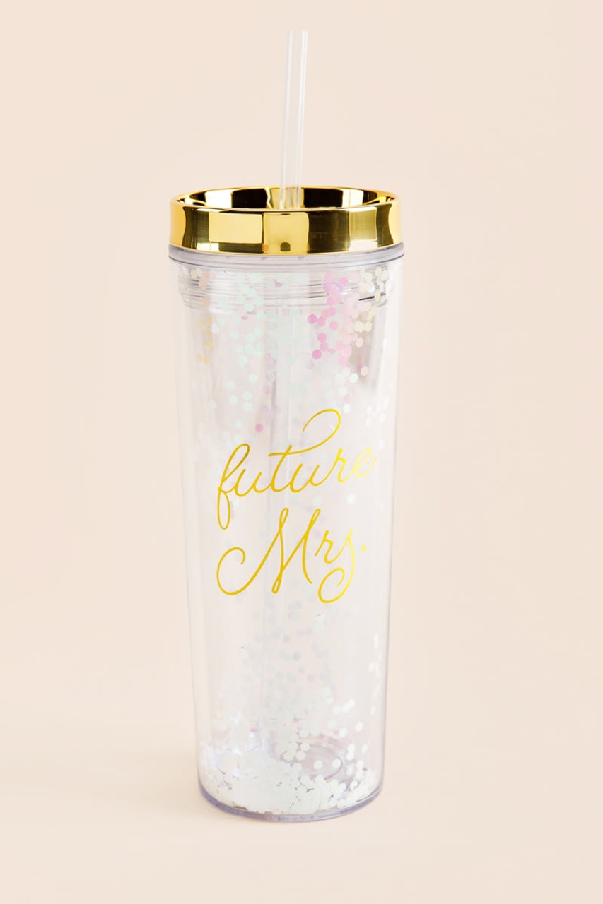 Future Mrs Tumbler- Personalized Skinny Tumbler- Stainless Steel Tumbler-  Future Mrs Gift- Future Mrs- Just Engaged Gift- Dishwasher Safe