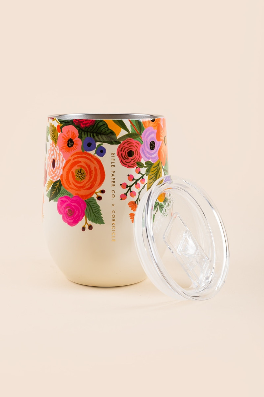 Corkcicle Rifle Paper Hot Cold Tumbler in Lively Floral - THE