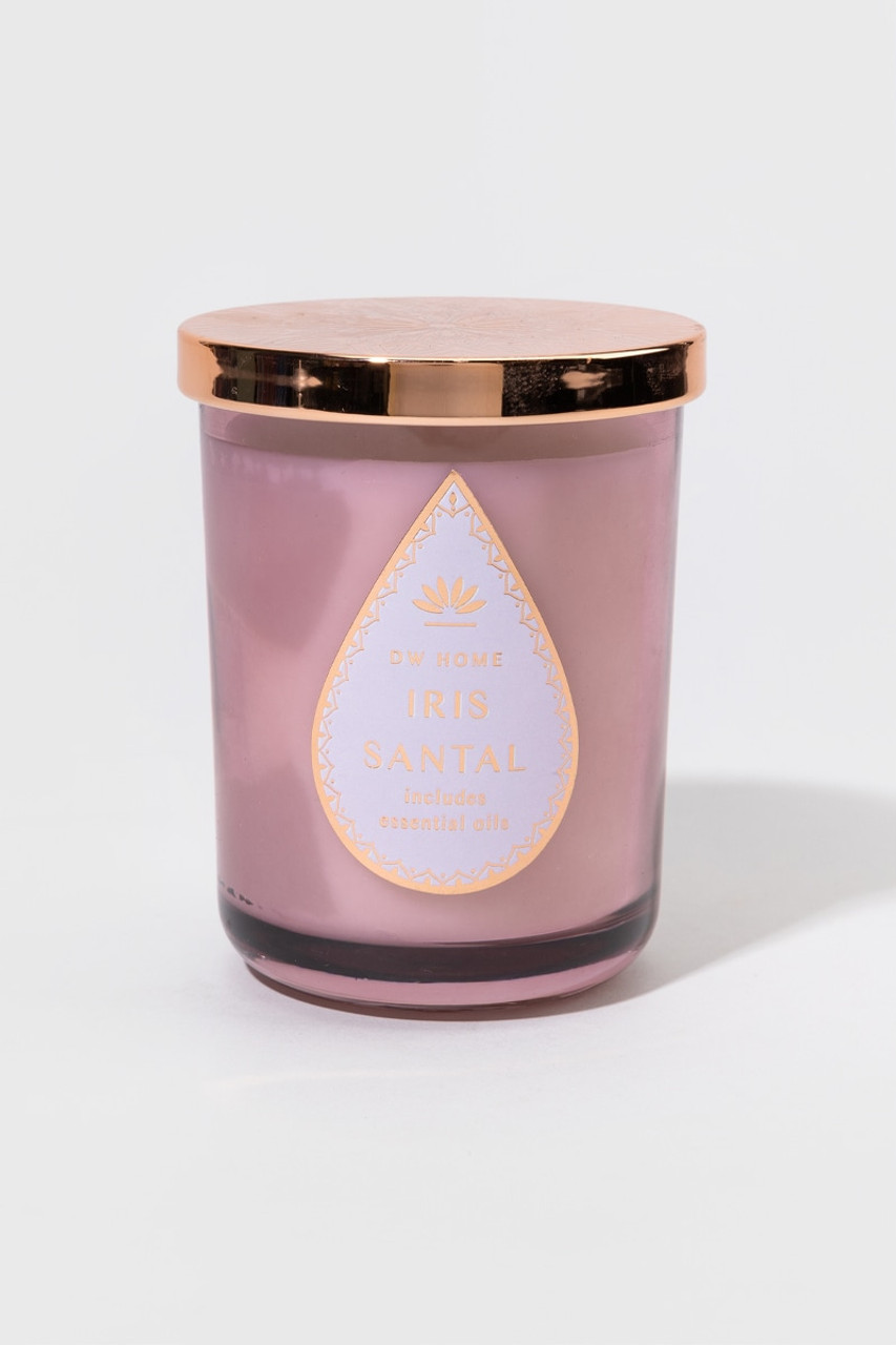 DW Home Iris Santal Candle 8oz - francesca's