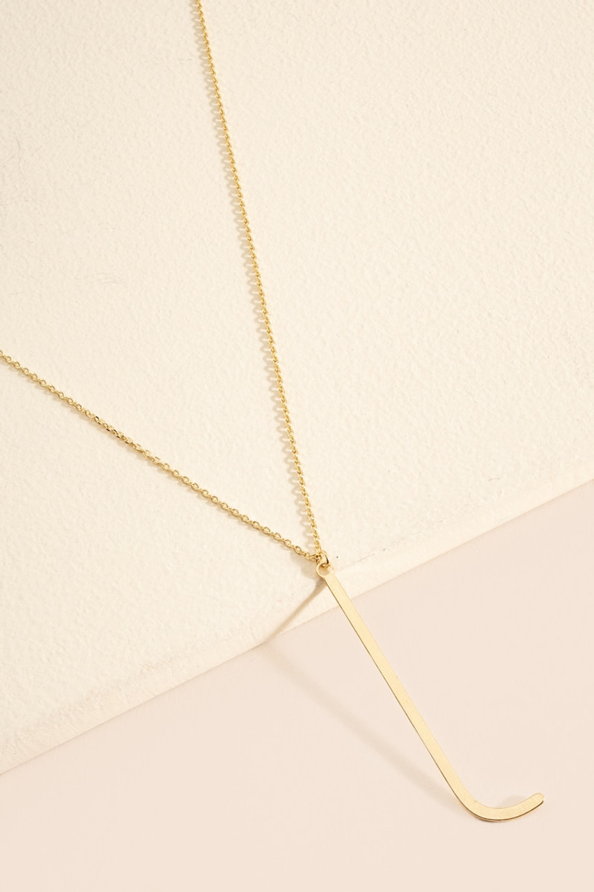 14K Gold Lowercase Initial Necklace – Lireille