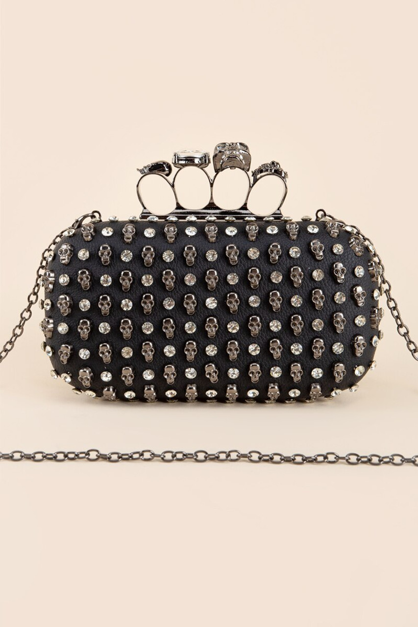 Samantha Brass Knuckles Clutch