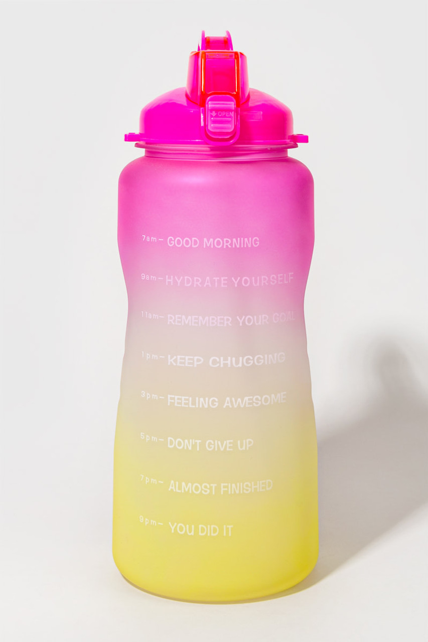 Francesca's MAYIM Hydrate Water Bottle Hot Pink