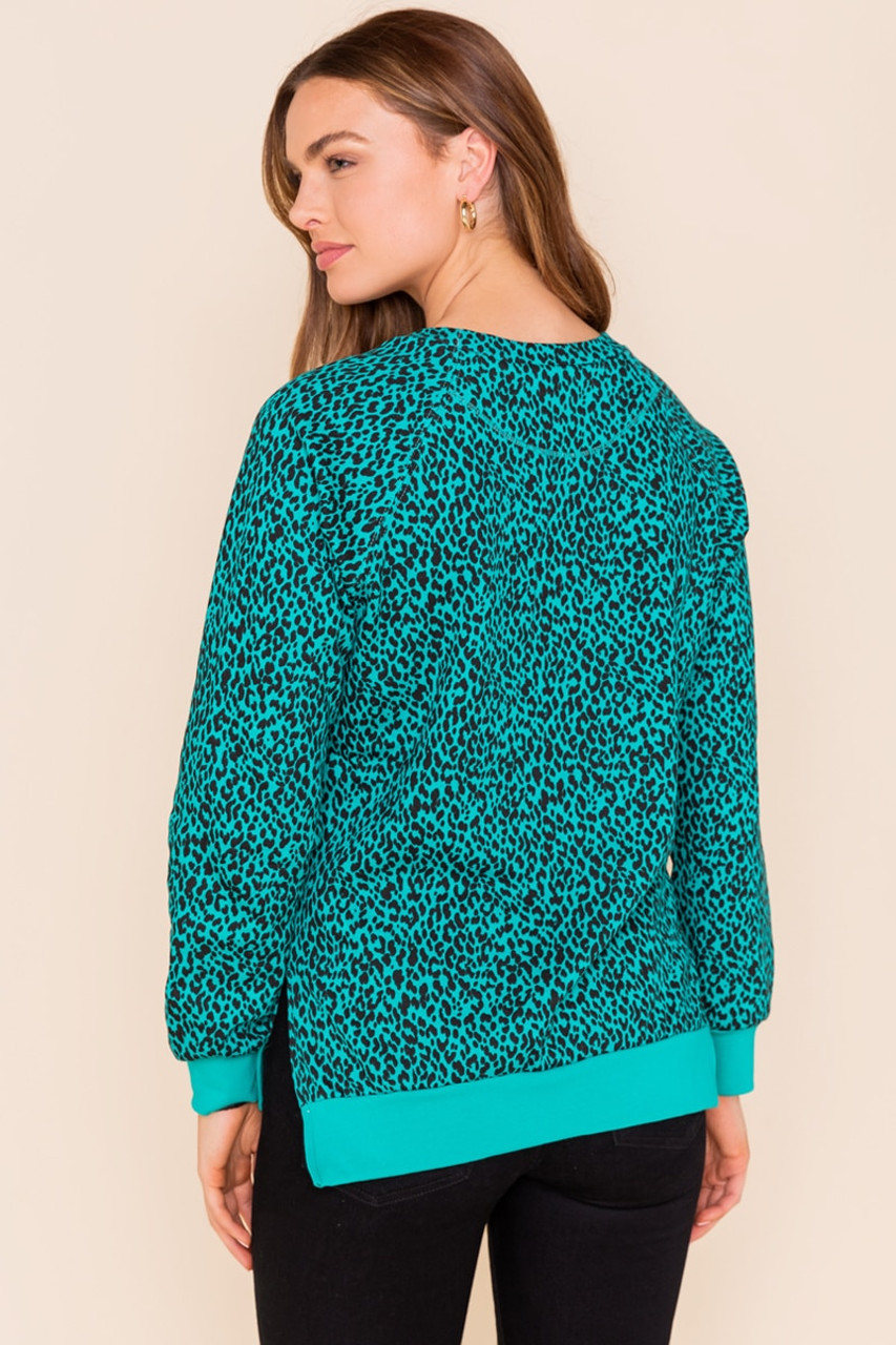 Kimmy Leopard Print Sweatshirt