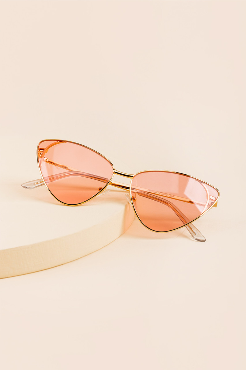 Sasha Metal Cat Eye Sunglasses