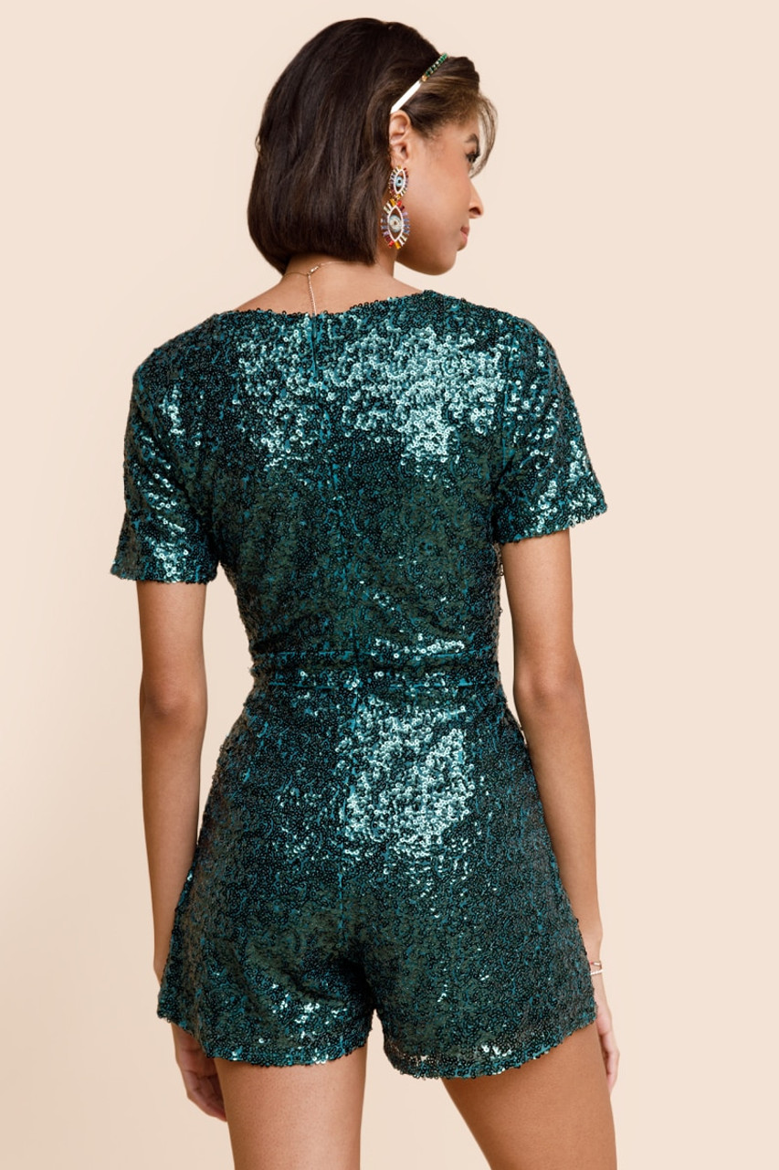 Audrey Sequin Romper