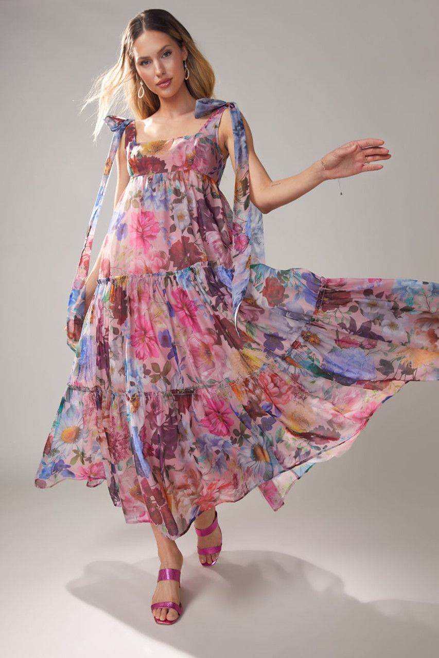 And floral sales maxi dress