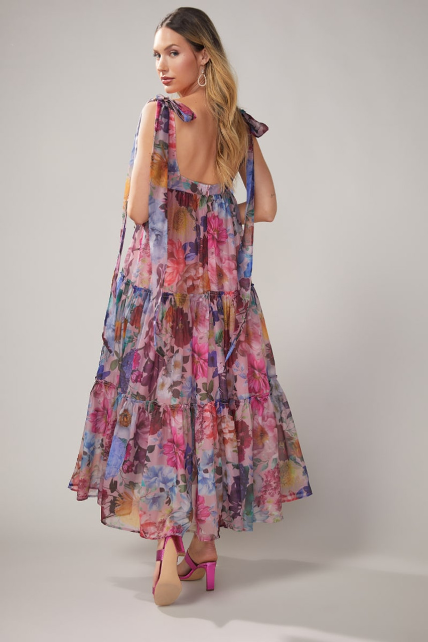 Julia Tiered Floral Maxi Dress