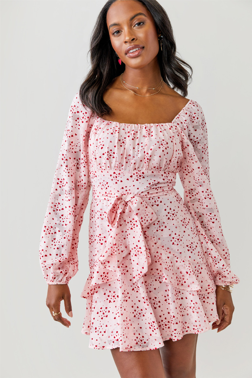 Allie Mini Heart Mini Dress