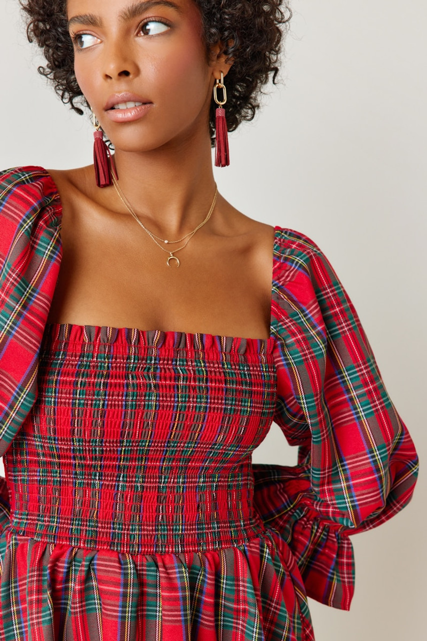 Effie Plaid Mini Dress