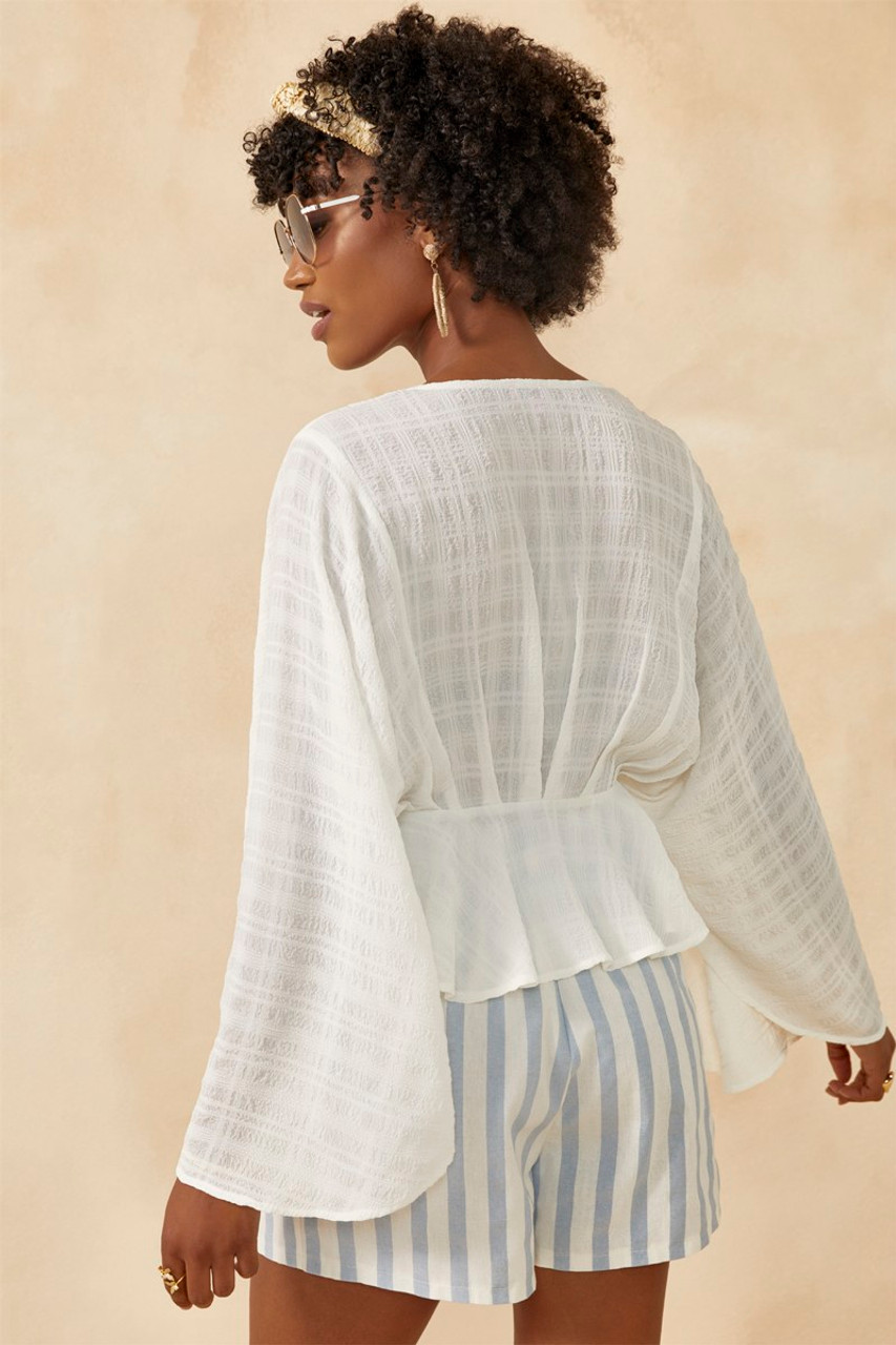 Emma Long Sleeve Kimono Top - francesca's