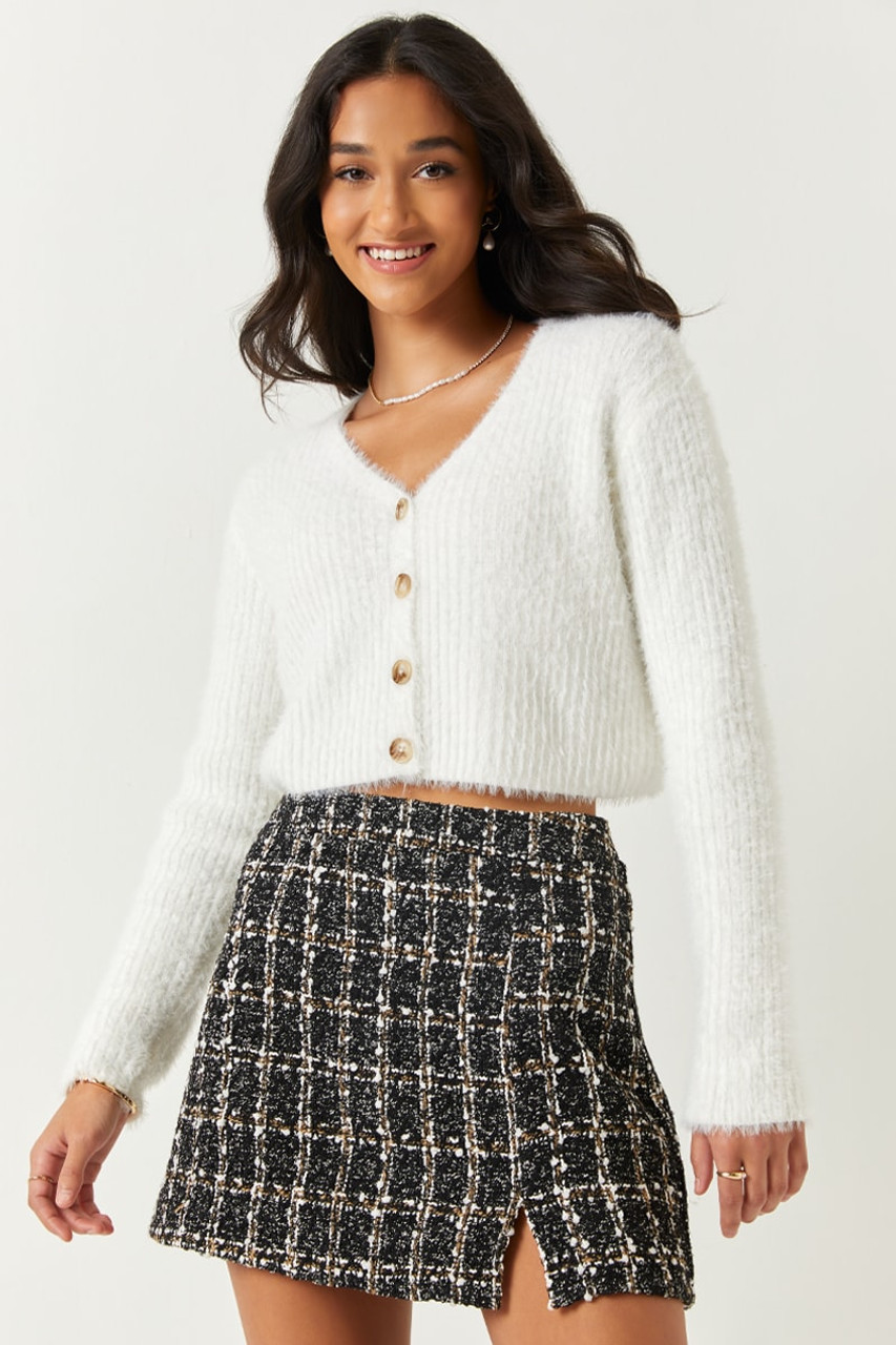 Cassie Tweed Mini Skirt