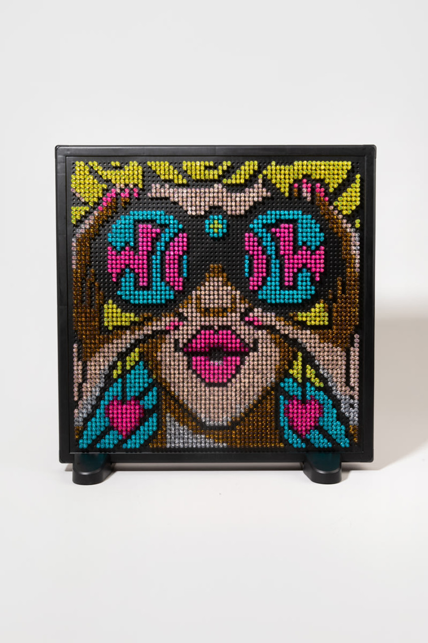 Build the NEW Lite-Brite Wall Art with Me! #shorts 