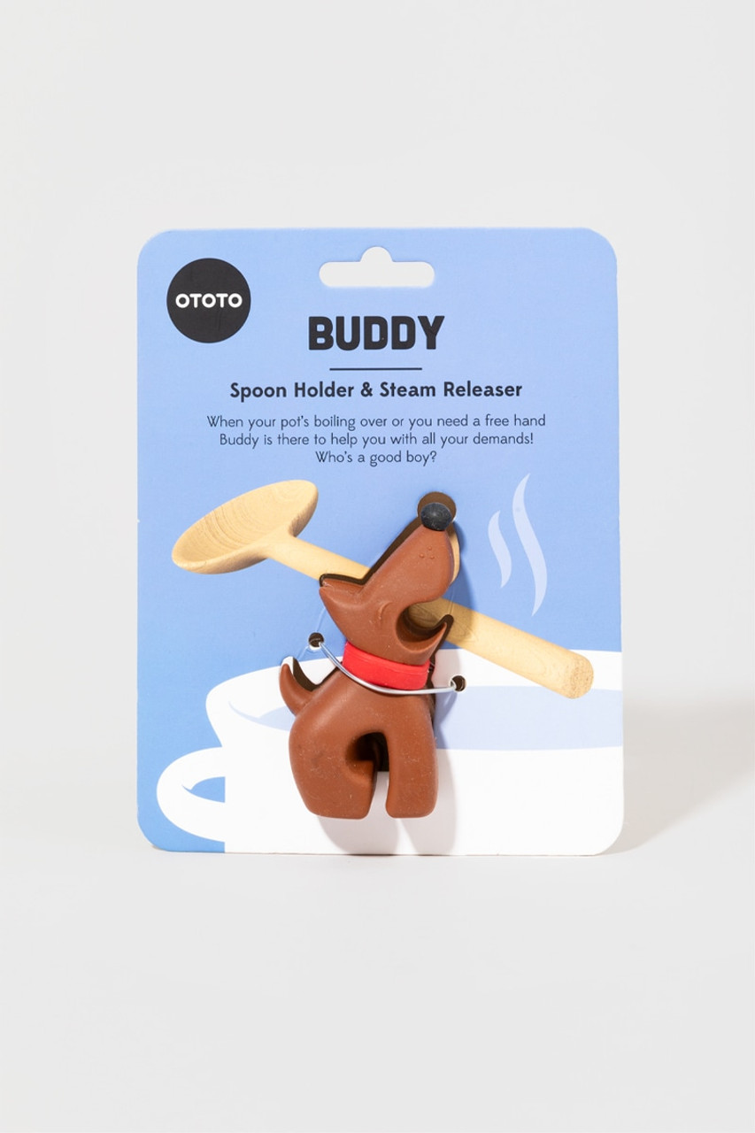 BUDDY SPOON HOLDER AND STEAM RELEASER –