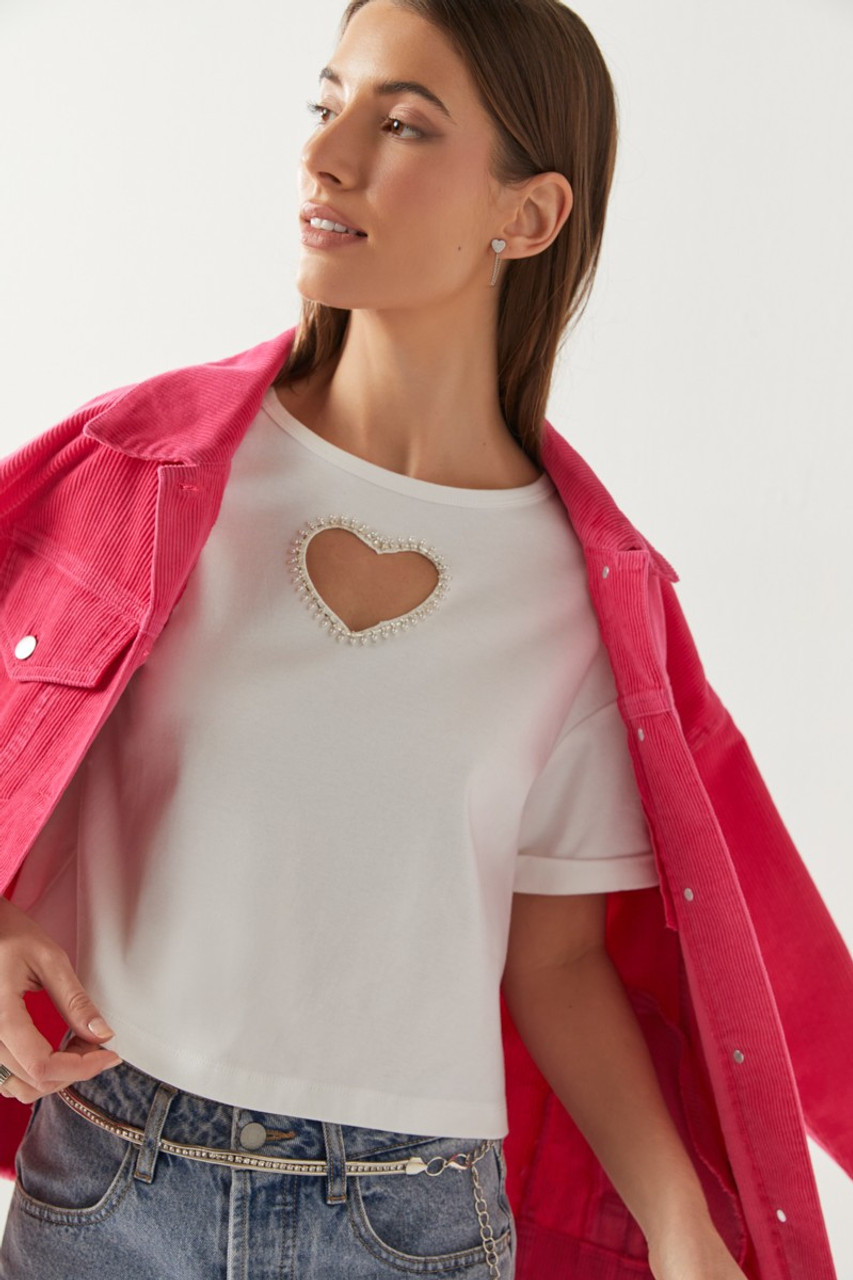 Heart Shirt · A Heart Cut Out Top · Creation by Marylou