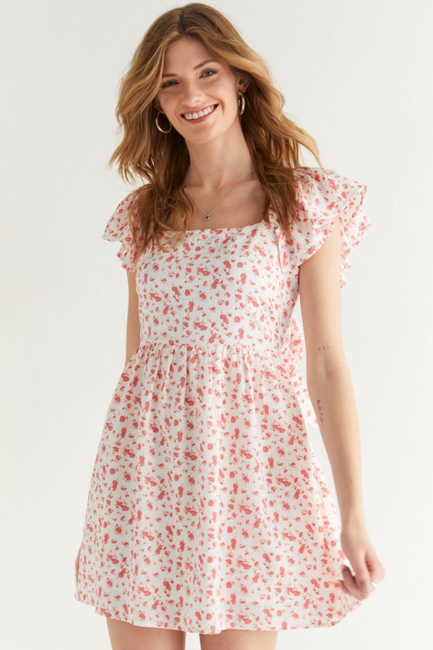 Lorin Floral Waisted Dress