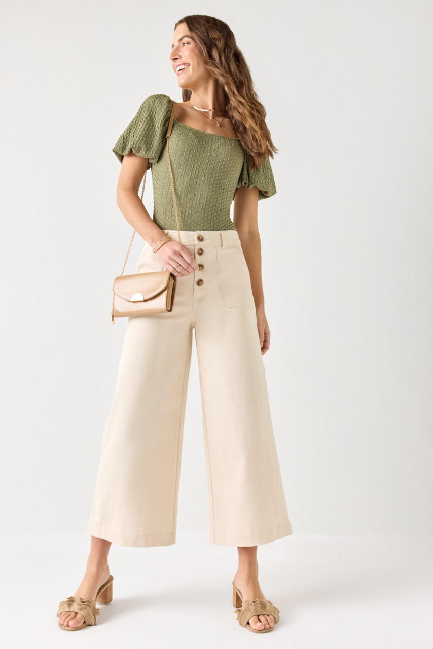 Alissa Button Front Pants