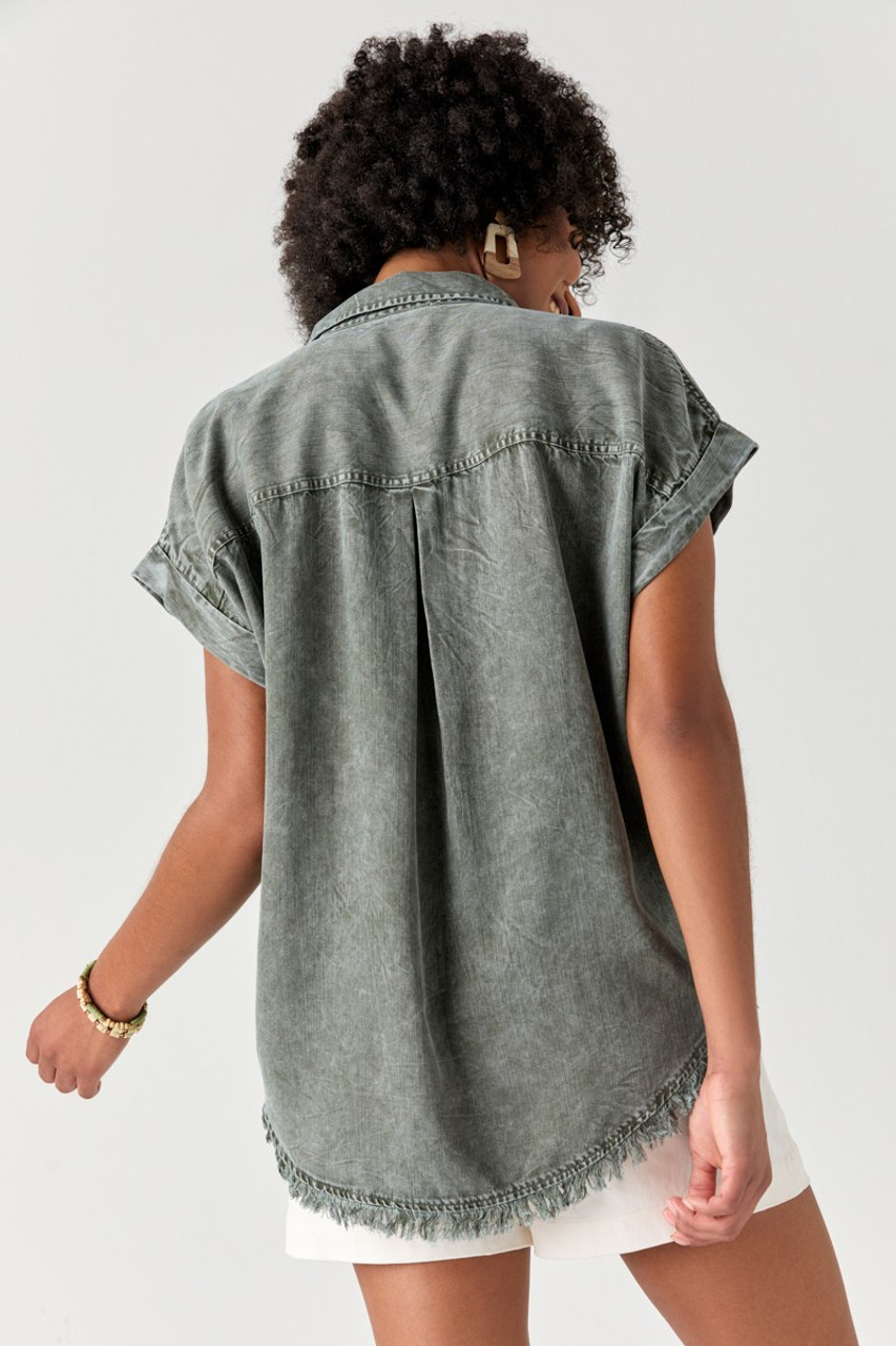 トップス TENDERLOIN ACID WASH Elissa Acid Wash Top