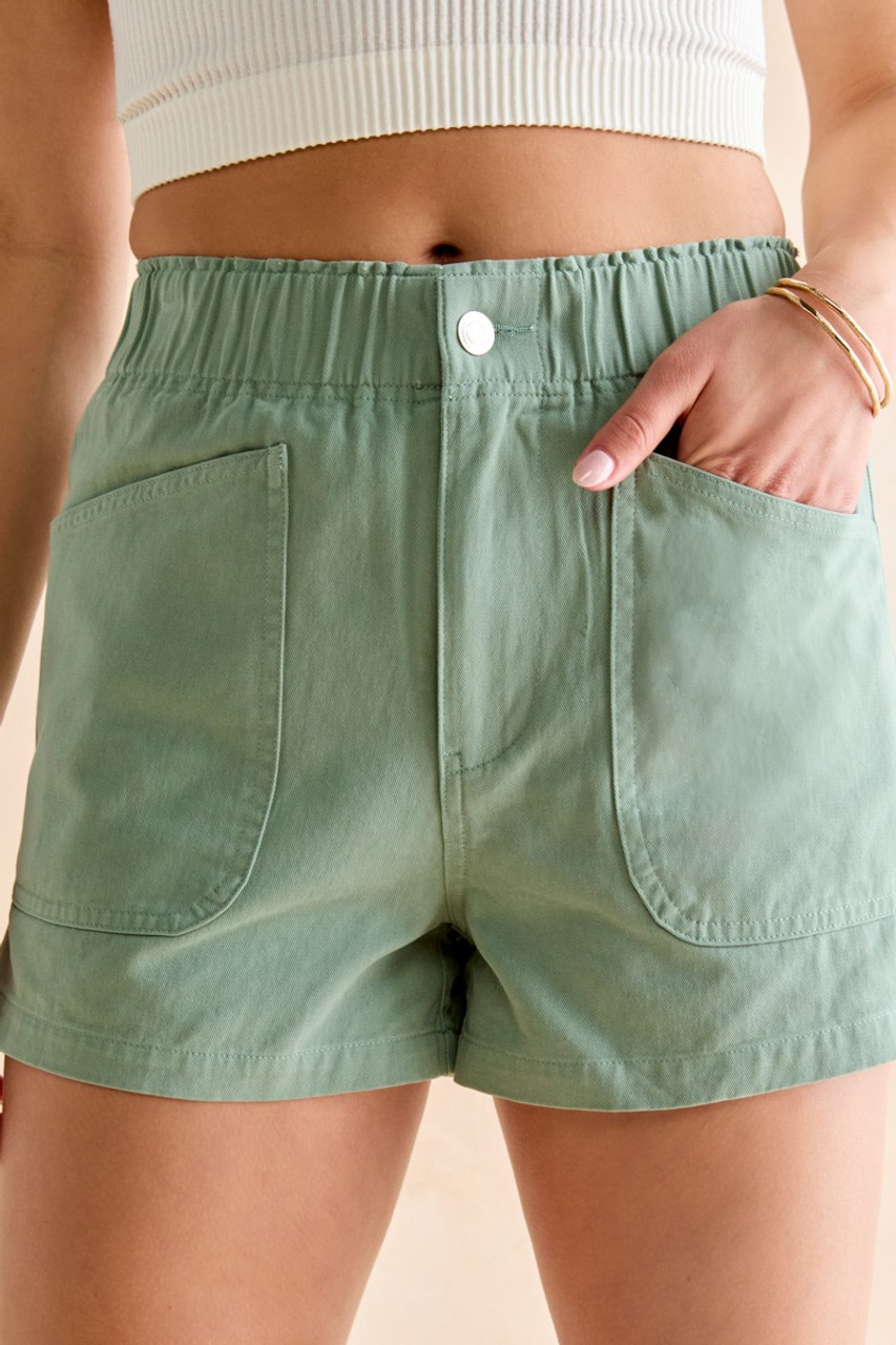●THEAIRTOWN● flab shorts Christabelle Canvas Shorts