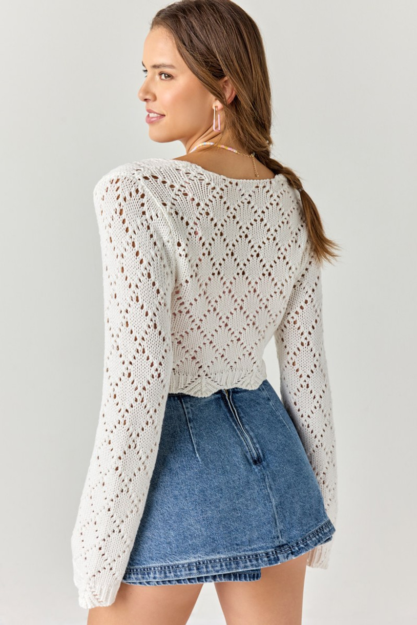 Jeanine Side Slit Denim Skort