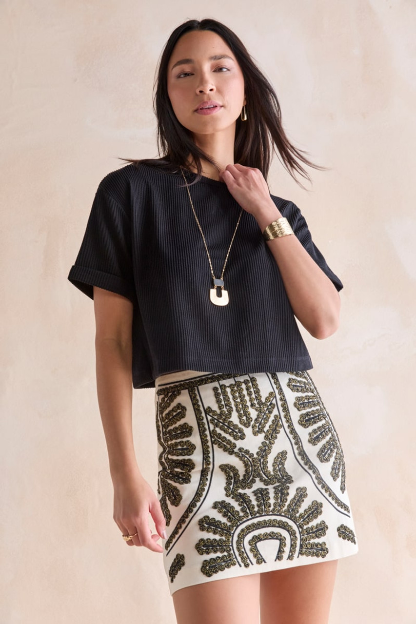 Chrissy Boxy Soft Rib Knit Top | francesca's®