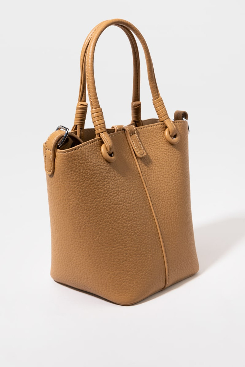 Janelle Pebbled Vegan Leather Tote Bag