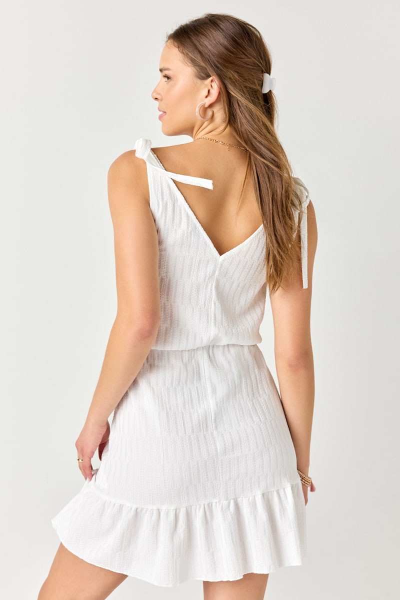 knee length dresses for ladies Jackie Linen Mini Dress | Bohomey