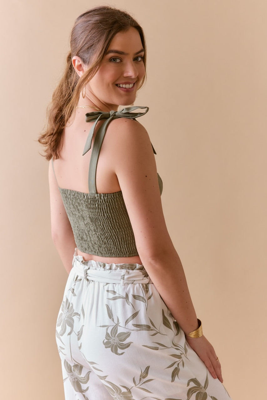 トップス TR Tropical Big Ribbon Bustier トップス TR Tropical Big Ribbon Bustier Ribbon In The Sky