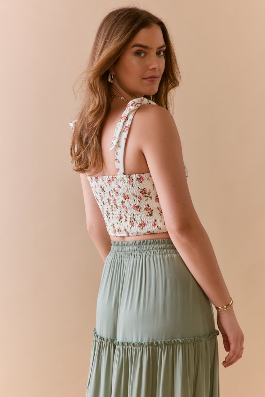 トップス elfelfarchives BUSTIER PRINTED TOP トップス elfelfarchives BUSTIER PRINTED TOP elfelfelf