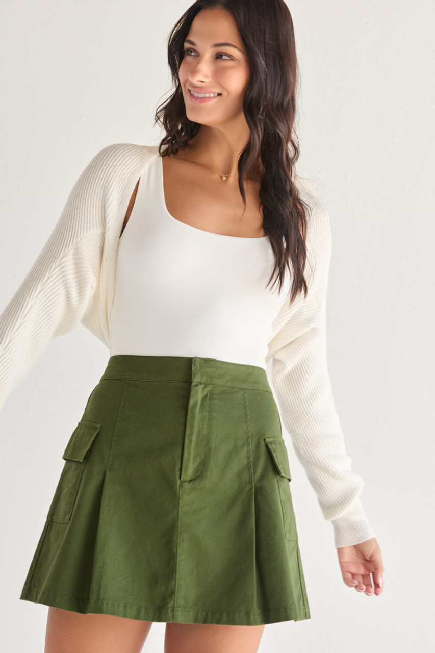 Shanna Cargo Mini Skirt | francesca's®