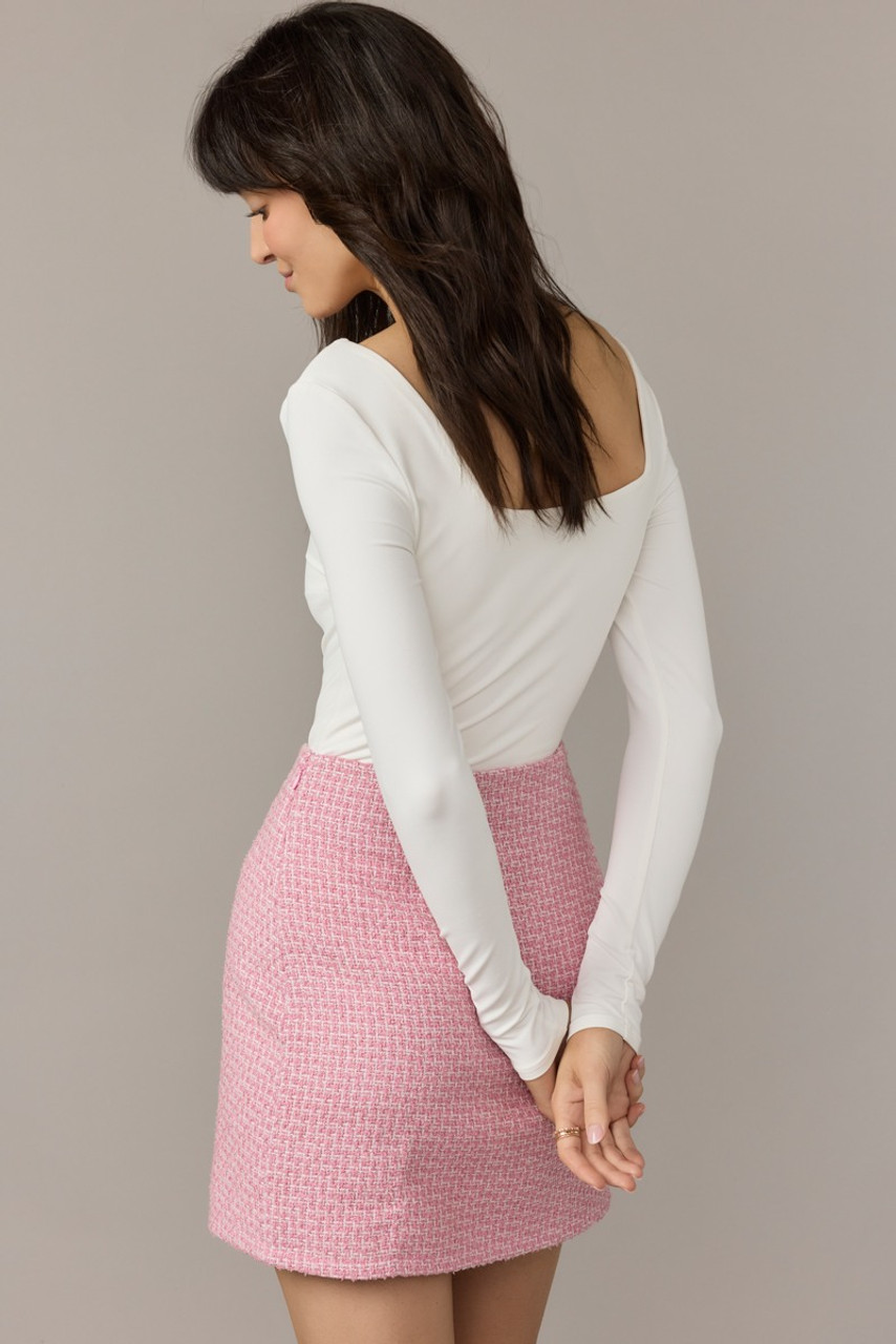 ☆E.B.M☆ Tweed Mini Skirt EMP5WSK080 Premium Tweed Mini ☆E.B.M☆ Tweed Mini Skirt EMP5WSK080 Premium Tweed Mini