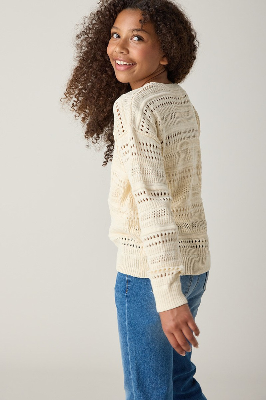 【YOURNUS】Centi Openwork Half Knit Open Knit Half-Zip Sweater Kalamata – Sanctuary Clothing